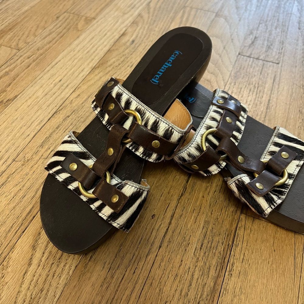 Vintage Cacharel pony hair clogs - Picture 2 of 12